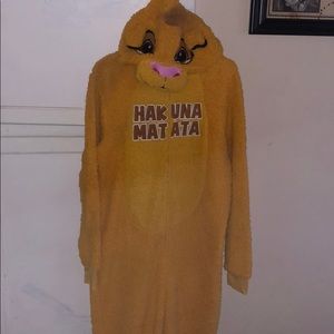 Simba sleep onesie